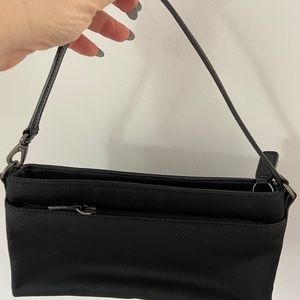 Coach black nylon bag